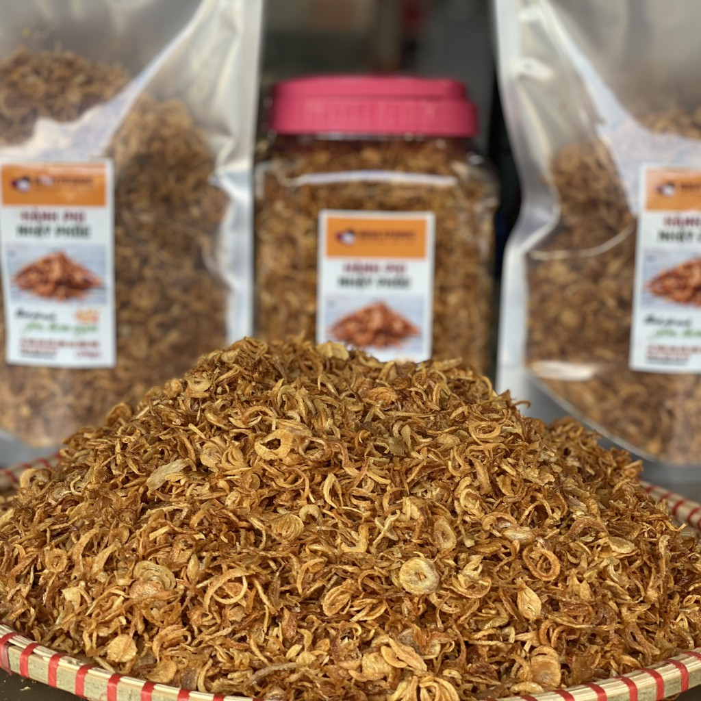 Hành phi sạch NHẬT PHÚC - thơm, giòn, nguyên chất 100%