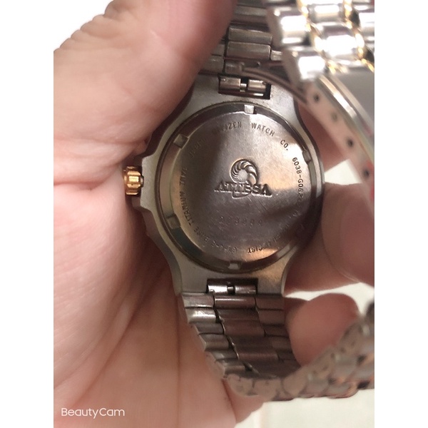 Đồng hồ nam hiệu attesa titanium quartz