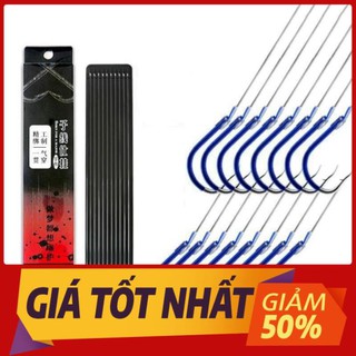 combo 10 bộ thẻo lưỡi đôi câu đài câu đơn buộc sẵn, phụ kiện câu đài
