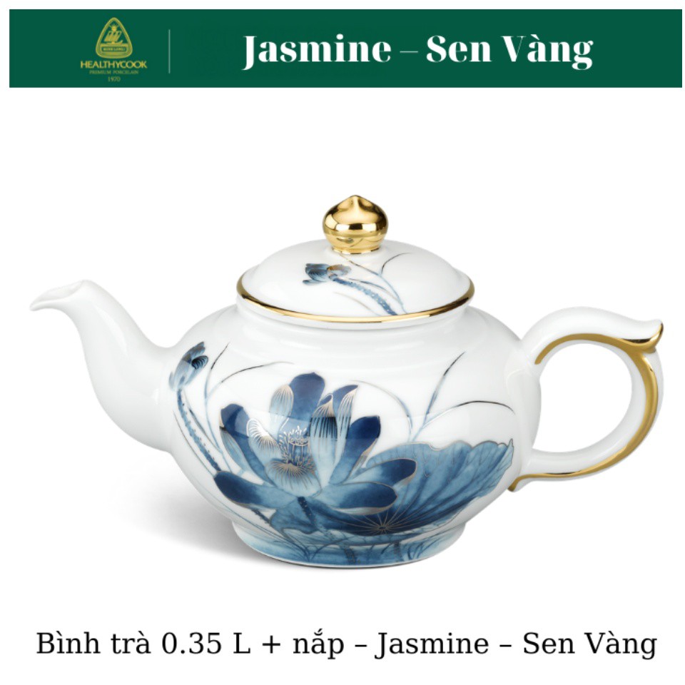Bình trà 0.35 L - Jasmine - Sen Vàng