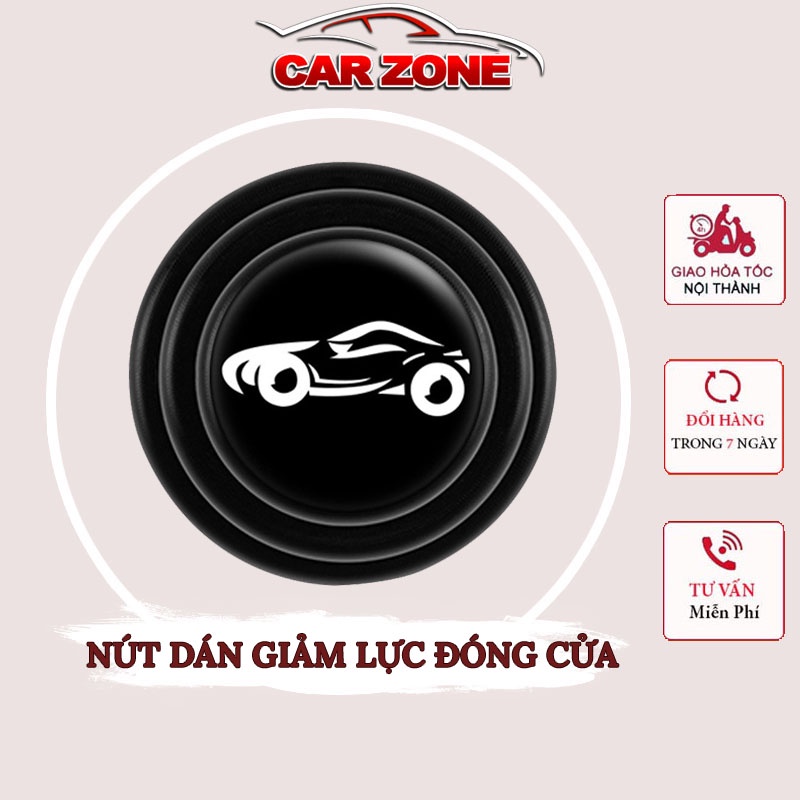 Nút Dán Giảm Lực Đóng Cửa Xe Ô Tô, Miếng Dán Chống Sốc - Bảo Vệ Xe