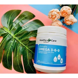 💙🐠[HSD 02/2026] Viên uống Dầu cá Healthy Care Ultimate Omega 3-6-9 của Úc 200 viên🐠💙