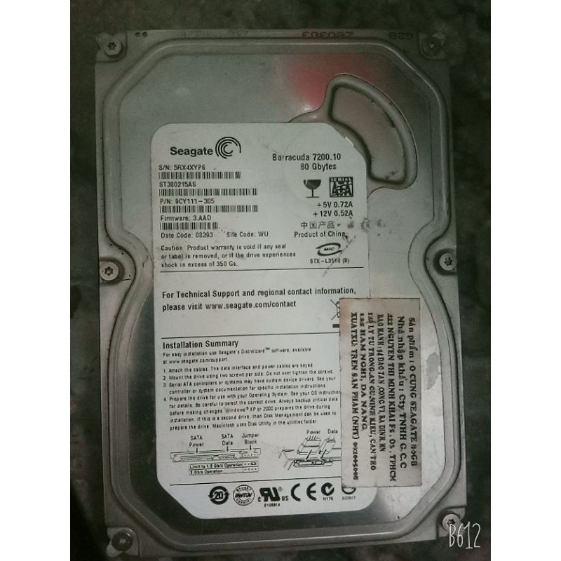 ổ cứng seagate T2 cũ