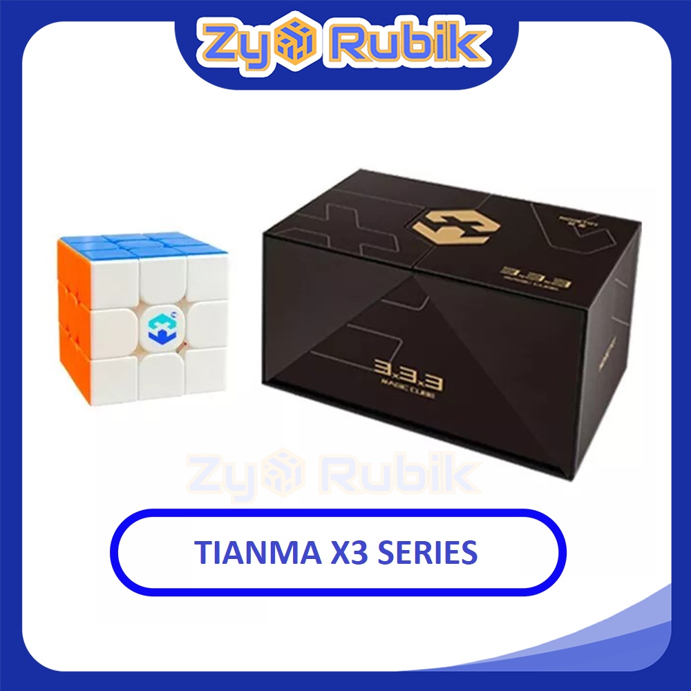 Rubik 3x3 TianMa X3 - Đồ Chơi Trí Tuệ Khối Lập Phương 3 Tầng 4 Phiên Bản ( Có Nam Châm ) - Zyo Rubik