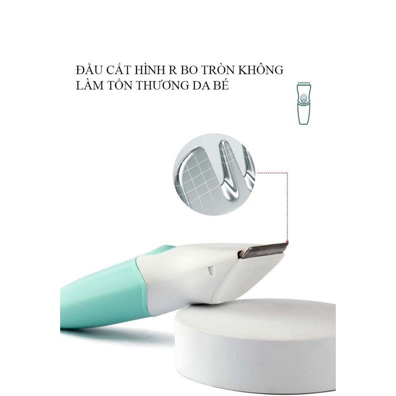 Tông đơ cắt tóc Baby's Hair Trimmer cho bé và gia đình, nhiều cữ cắt phù hợp với mọi loại tóc
