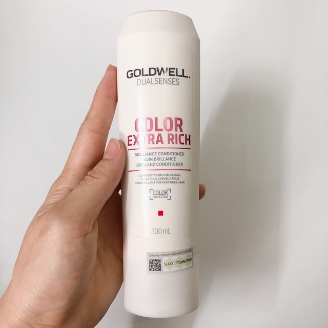 Dầu xả giữ màu tóc nhuộm Goldwell Color extra rich conditioner 200ml