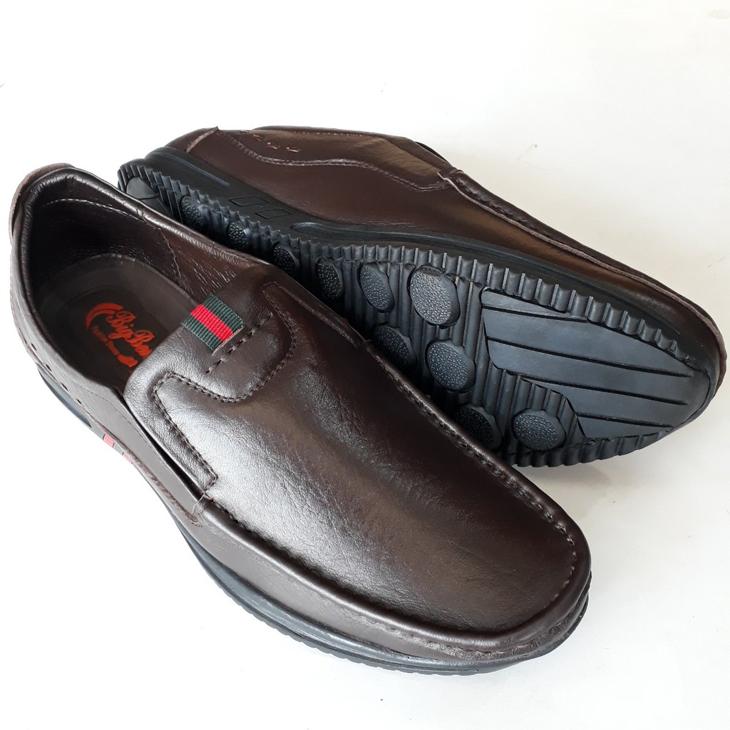 Giày Lười Nam Da Bò Thật Khâu Đế Cao Cấp HKT Shop GM336