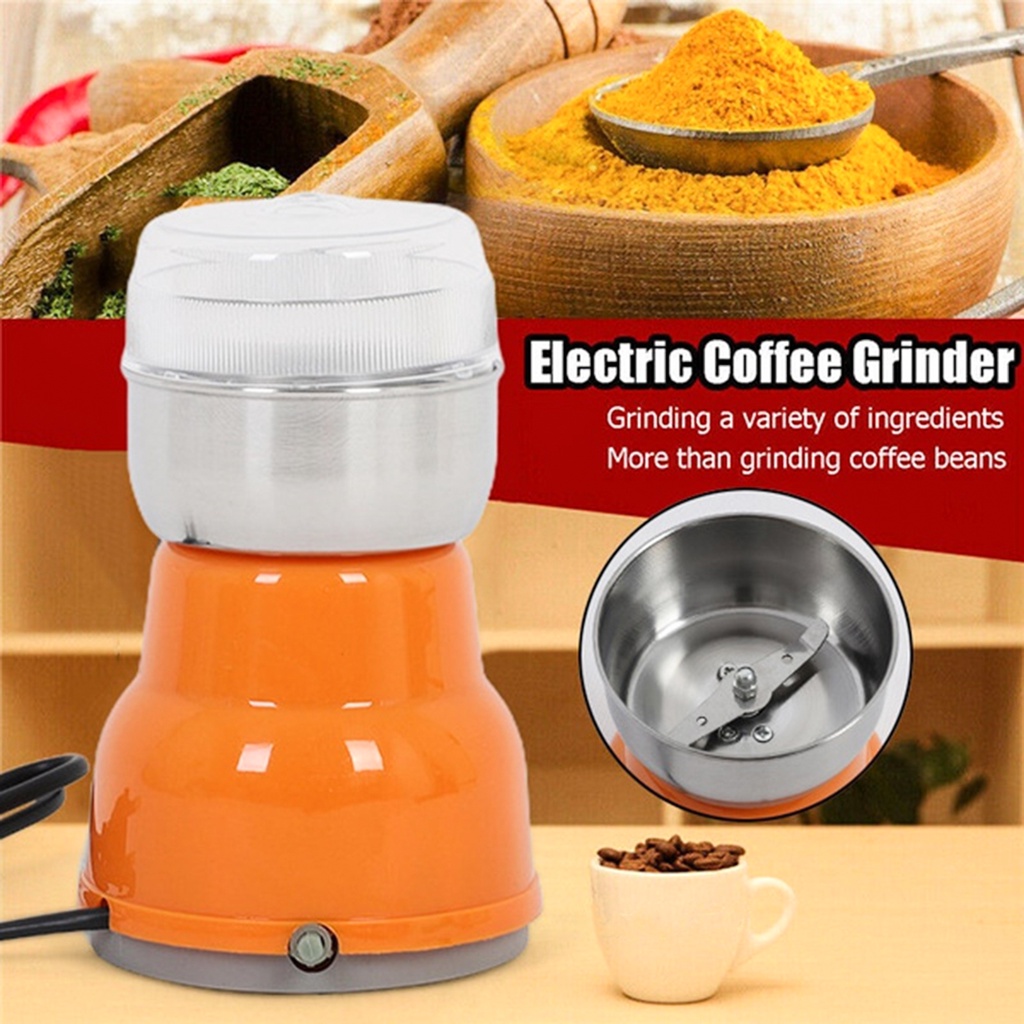 Houshold Electric Coffee Grinder Bean Herbs Spice Kitchen Grinding Machine Mill