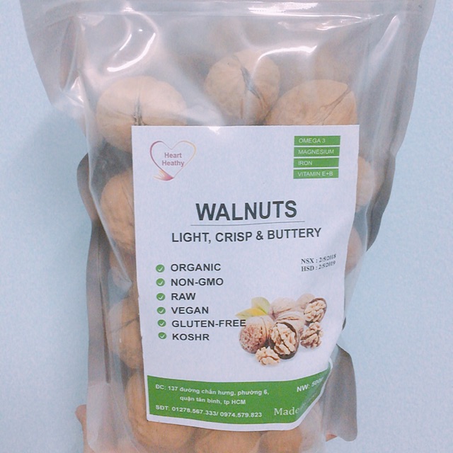 [FREESHIP 99K TOÀN QUỐC] 1kg óc chó mỹ nhân vàng