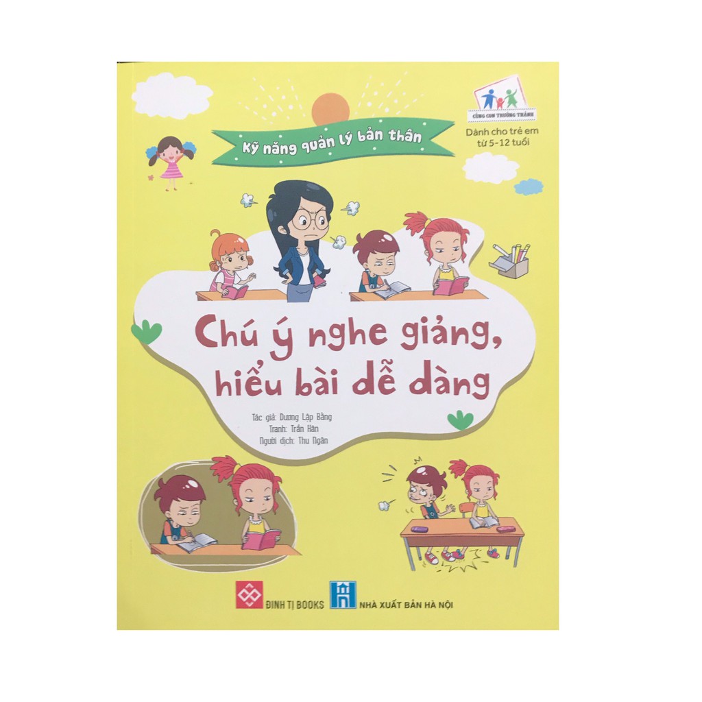 Sách - Kỹ năng quản lý bản thân - Chú ý nghe giảng hiểu bài dễ dàng