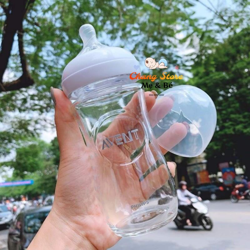 Bình Sữa Philips Avent Thủy Tinh 120ml, 240ml