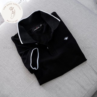 Áo polo nam POCA áo thun thêu hình ong chất liệu cotton 4 chiều dày mịn ( PLO ) - sp 14