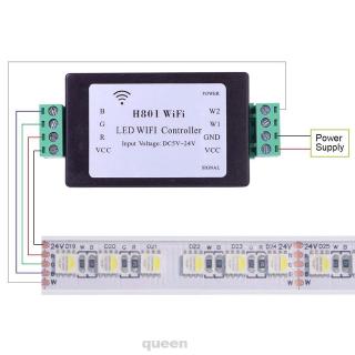 Low Voltage Dimmer Receiver Switch Durable LED Light DC5-24V Input WIFI Controller