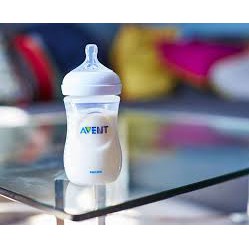 SẢN XUẤT TẠI ANH❤️𝑭𝑹𝑬𝑬𝑺𝑯𝑰𝑷❤️Bình sữa Philips Avent Natural 260ml❤️Bình sữa Avent cổ rộng❤️