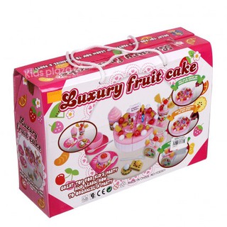 Combo đồ chơi cắt bánh sinh nhật và bếp mini kitty