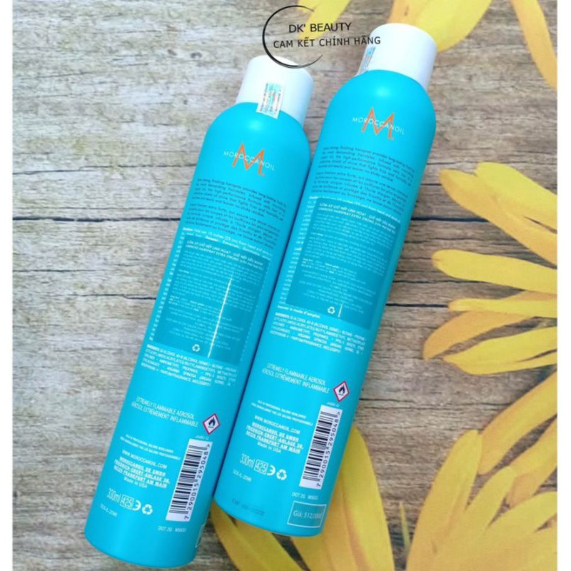 💕Gôm Moroccanoil Xịt Bóng Giữ Nếp Mạnh, Siêu Mạnh - Luminous Hairspray