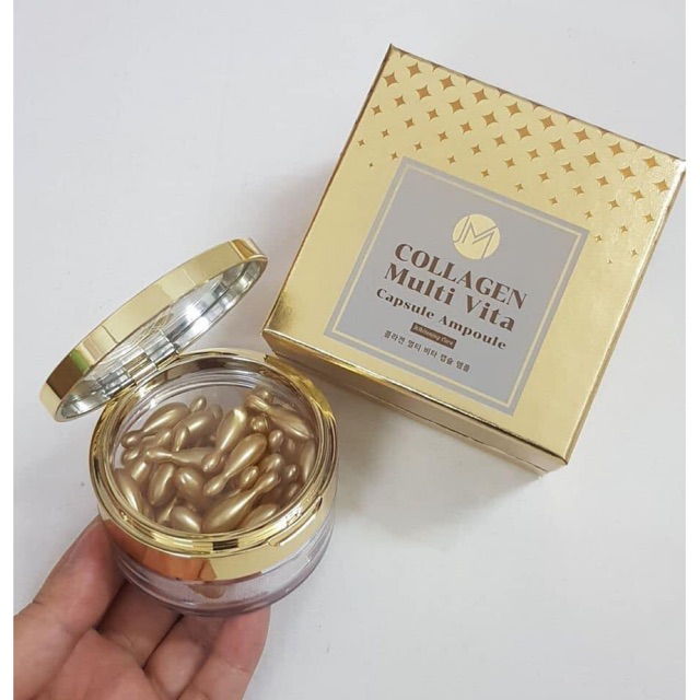 Viên dưỡng da collagen tươi Ammud- hộp 38 viên - Hàn Quốc