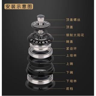 bộ chén cỗ xe đạp 44-55MM Palin