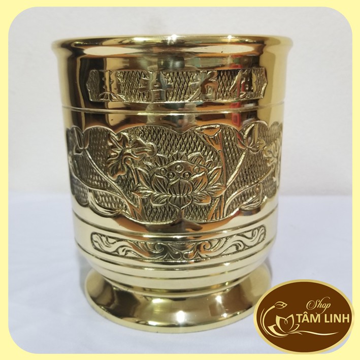 Lư Hương Đồng Cao 14 cm