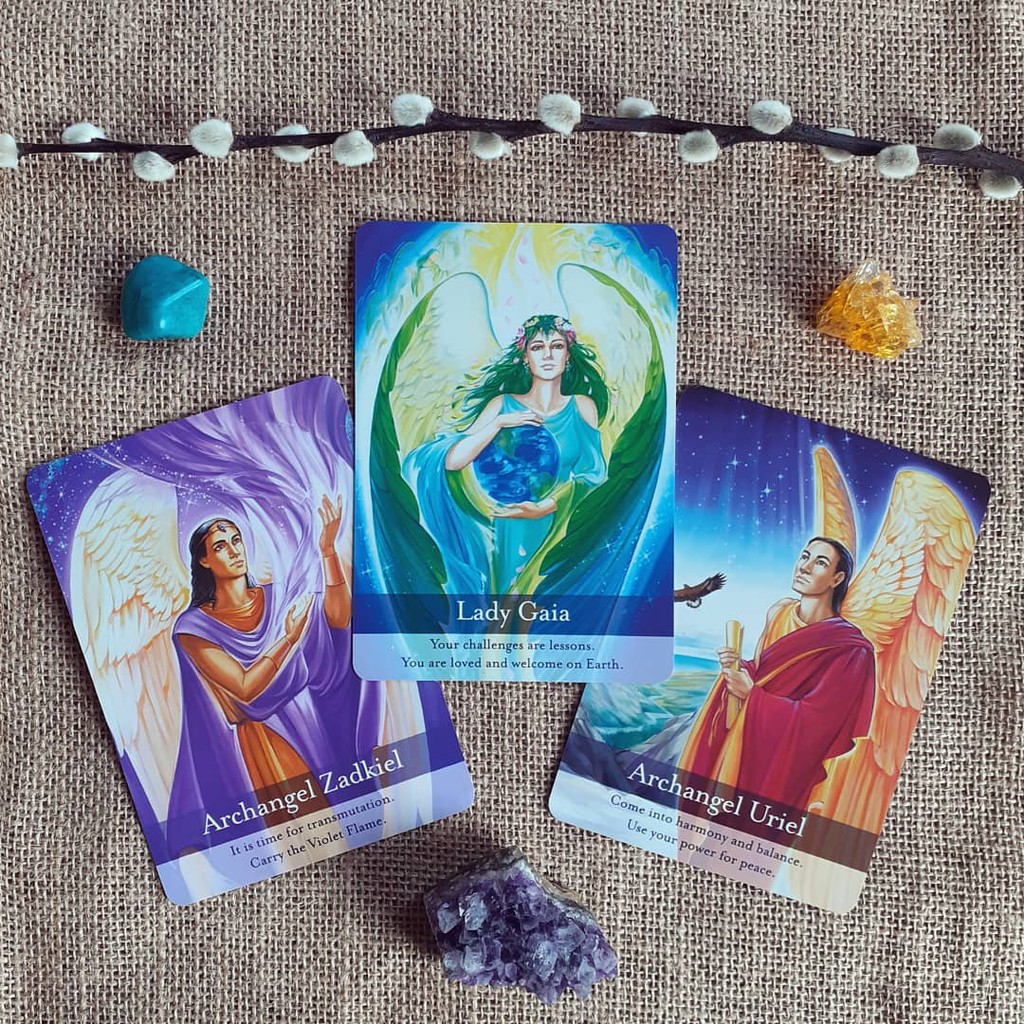 Bộ Bài Archangel Oracle Cards - Diana Cooper (Mystic House Tarot Shop) - Bài Gốc Authentic Chính Hãng 100%