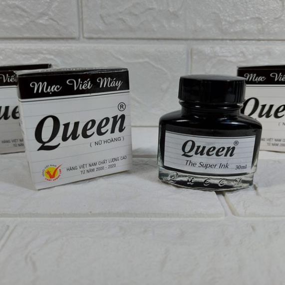 Mực viết bút máy Queen tím - đen