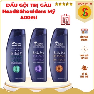 Dầu gội Head Shoulders Mỹ sạch gàu ngừa nấm dầu gội chống gàu ngứa hiệu quả mẫu mới 2in1 400ml