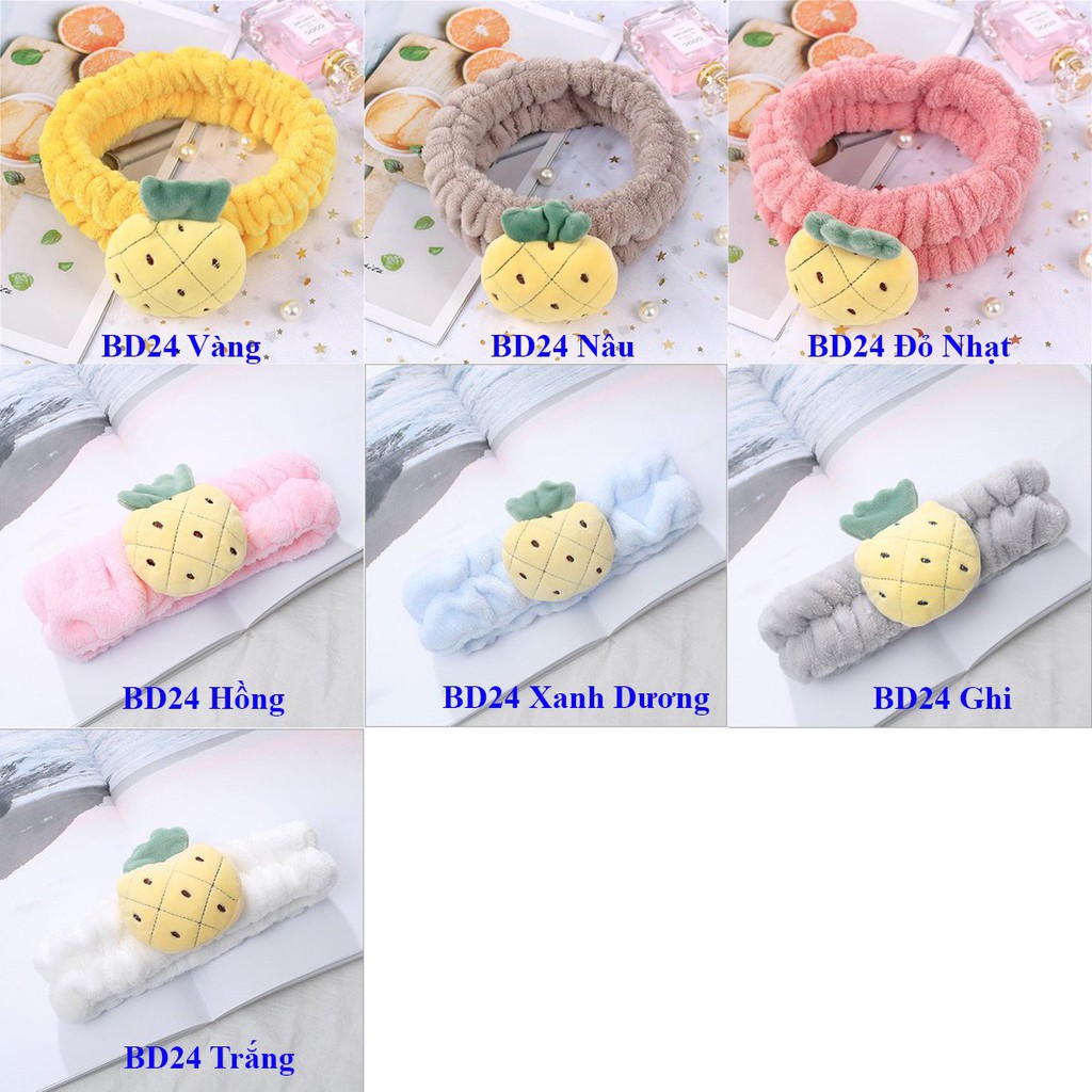 Băng đô Bivota turban hình quả dứa Hàn Quốc siêu đáng yêu B34