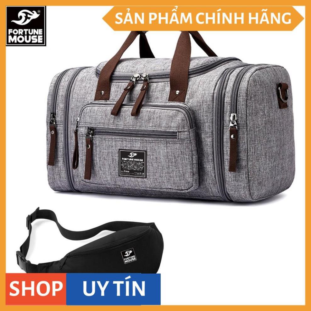 [MUA 1 TẶNG 1] Túi xách du lịch cỡ lớn 8642 TẶNG túi đeo hông , túi đeo ngực thời trang Fortune Mouse KQ195 | BigBuy360 - bigbuy360.vn