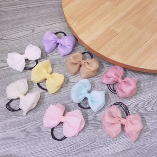 Cột tóc nơ tiểu thư ( hình thật)