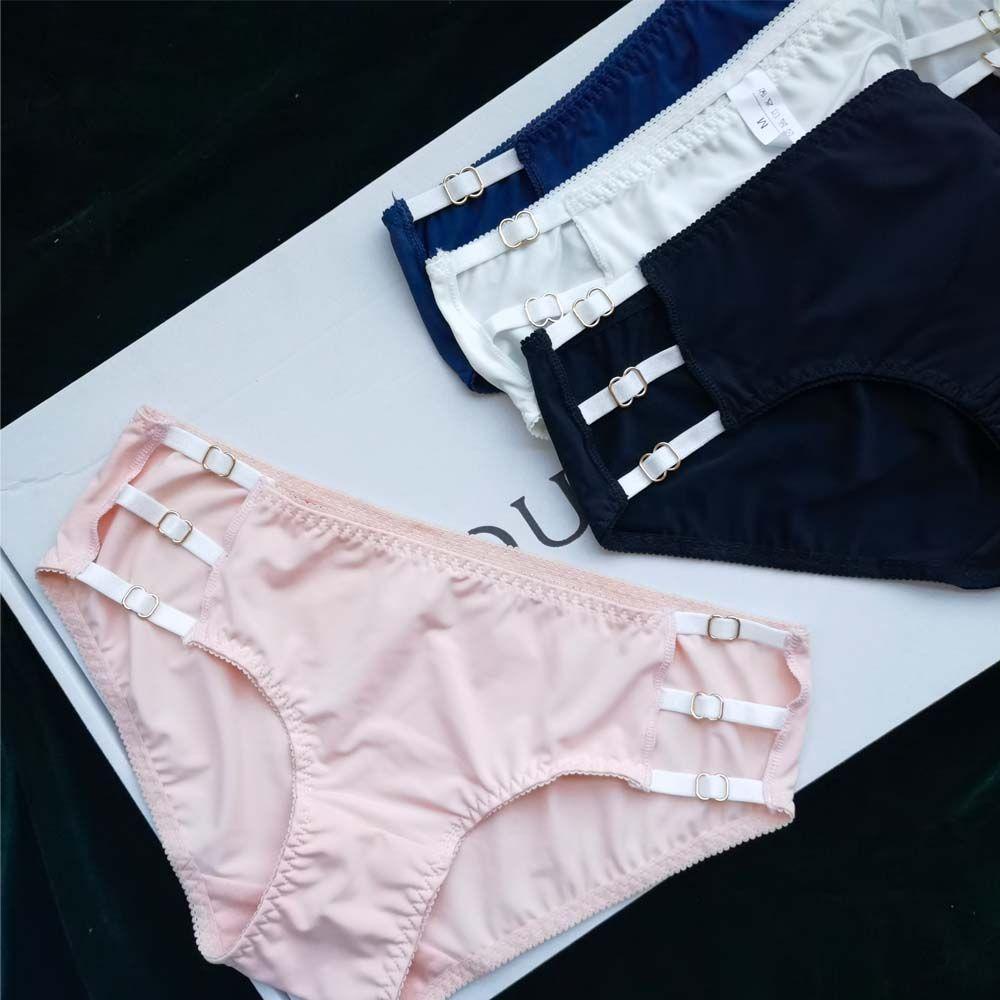 Mxgoods Quần Lót Lụa Lạnh Lưng Thấp Thoáng Khí Gợi Cảm Cho Nữ