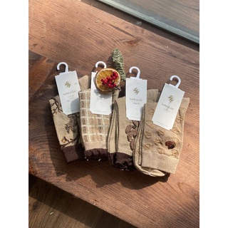 Set tất tone nâu (có tách lẻ)