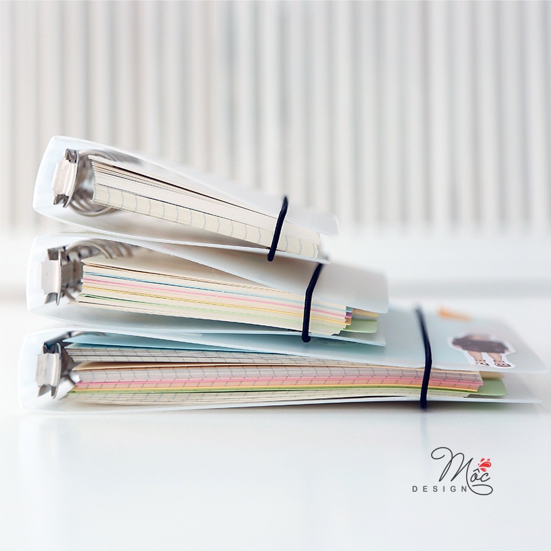 Bìa còng nhựa CỨNG mờ A4 B5 A5 A6 - Bullet journal planner