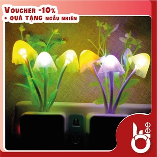 Đèn Ngủ LED Cảm Biến Ánh Sáng Hình Nấm Mini Giá Rẻ - OFee