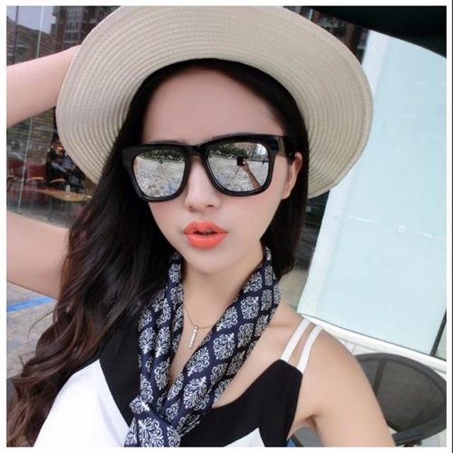 Mắt Kính Thời Trang Form Vuông Bản Lớn Unisex Nam Nữ K56 - Hazo