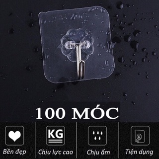Combo 100 móc dán siêu dính chịu lực