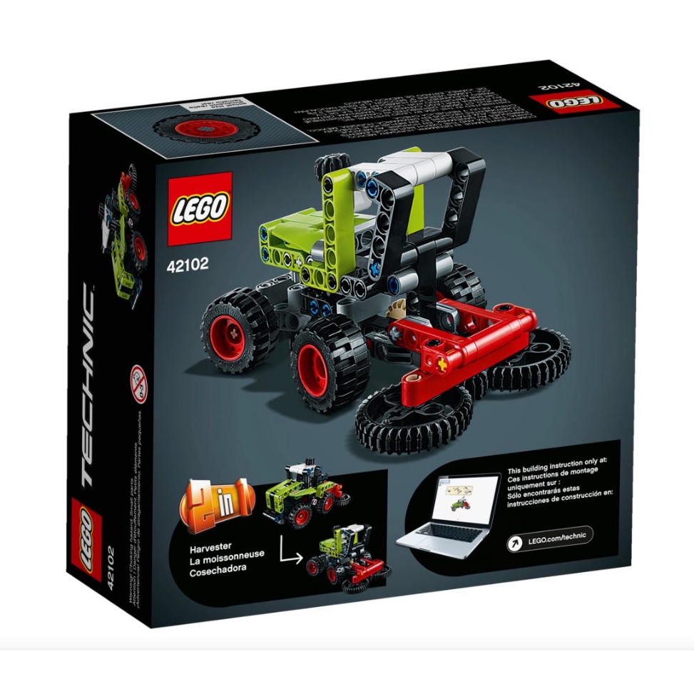 Lego HaHa - Lego Technic - Máy Kéo CLAAS XERION Mini - 42102