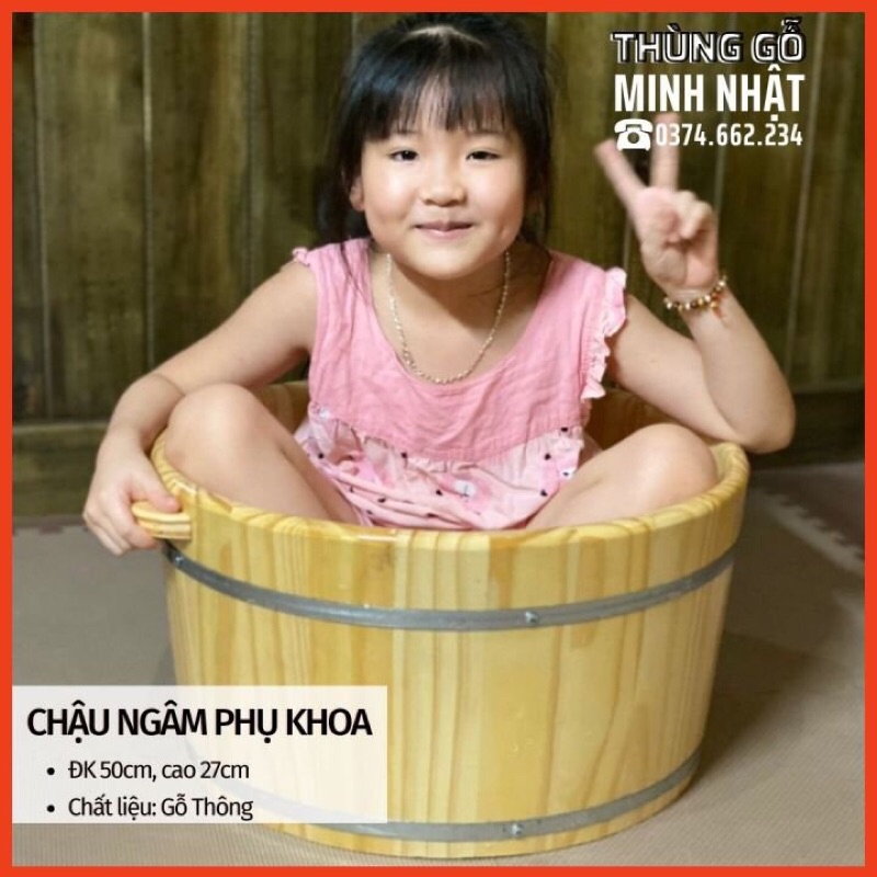 Chậu Gỗ Ngâm Mông - Chậu Gỗ Ngâm Phụ Khoa