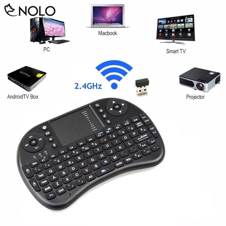 Bàn Phim không Dây UKB-500 Cho Smart Tivi, Android Box