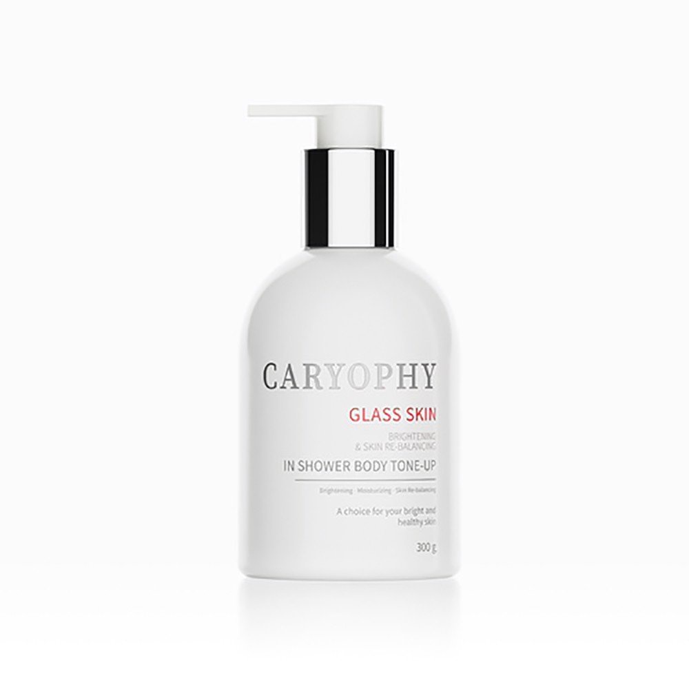 Kem Dưỡng Trắng Da Toàn Thân 3in1 CARYOPHY Glass Skin Shower Body Tone-Up 300g GomiMall