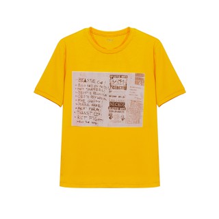 Áo phông cotton vàng P673 NỮ TNG