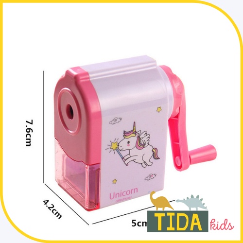 Gọt Bút Chì Quay Tay Tiện Dụng ⚡️ HOT TREND ⚡️ An Toàn Cho Bé, Xoáy Bút Chì Cao Cấp, Văn Phòng Phẩm TiDa Kids Shop