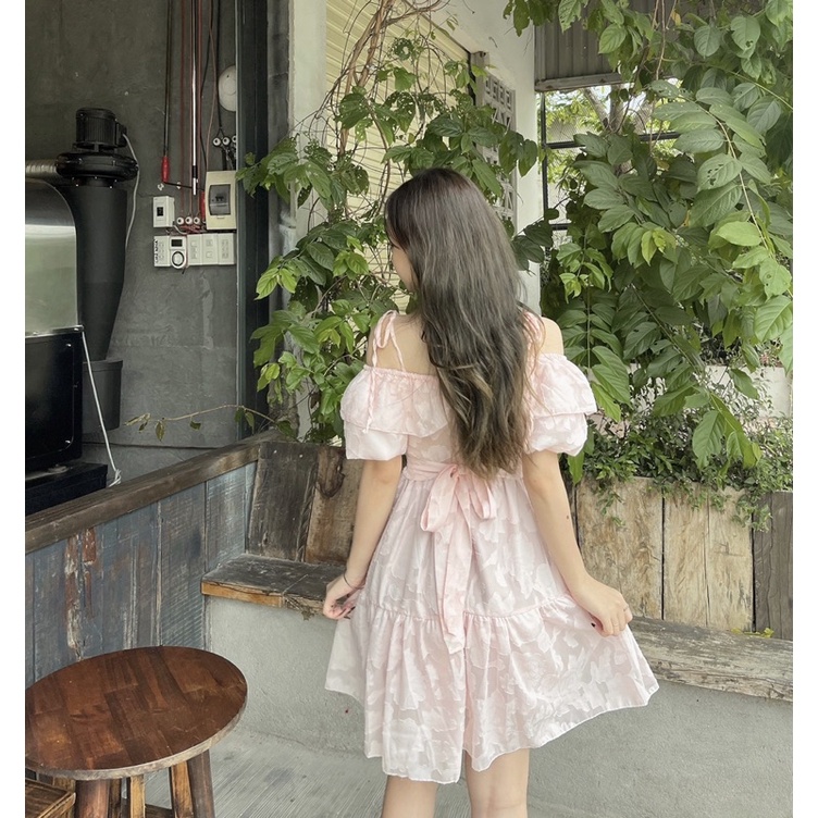 🍑 ĐẦM VÁY CÔNG CHÚA SANG CHẢNH MÀU TRẮNG, HỒNG * BABI * | BigBuy360 - bigbuy360.vn