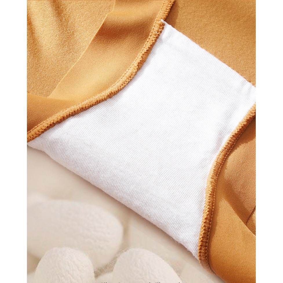 SET 4 QUẦN LÓT BẦU VÀ SAU SINH CẠP CHÉP KHÔNG ĐƯỜNG MAY CHẤT TƠ LẠNH KHÁNG KHUẨN 85KG