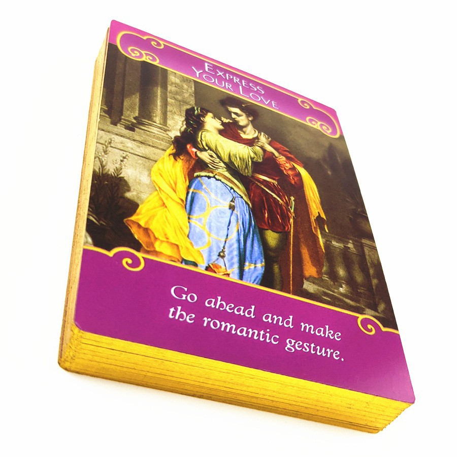 Combo Bộ Bài Bói Tarot Romance Angels Oracle Cards Cao Cấp và Khăn Trải Bàn Tarot Toyvnmall