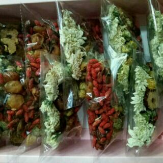 trà dưỡng nhan mix hoa cúc trắng hoa cúc vàng