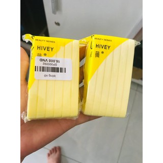 12 miếng bông nở rửa mặt Chivey