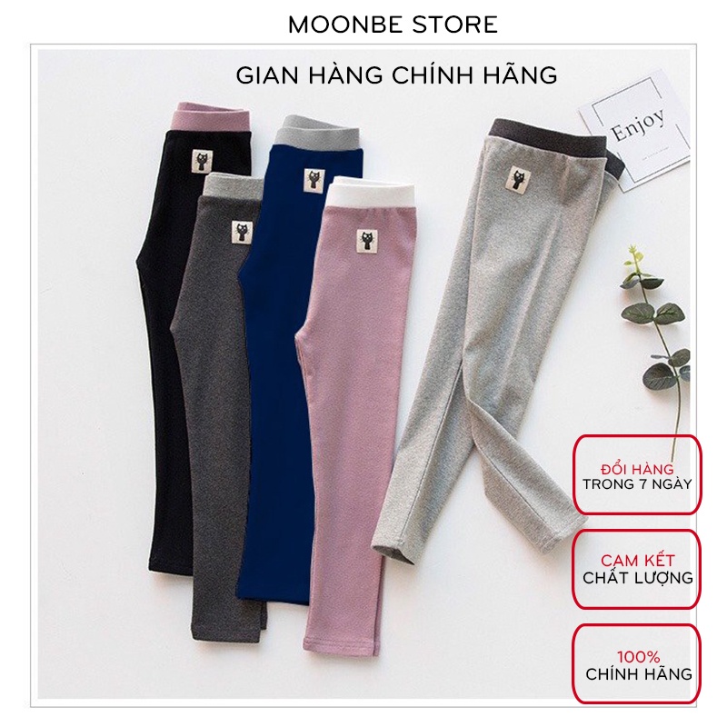 Quần legging chất len tăm cho bé gái 6-45kg mặc thu đông - CAT