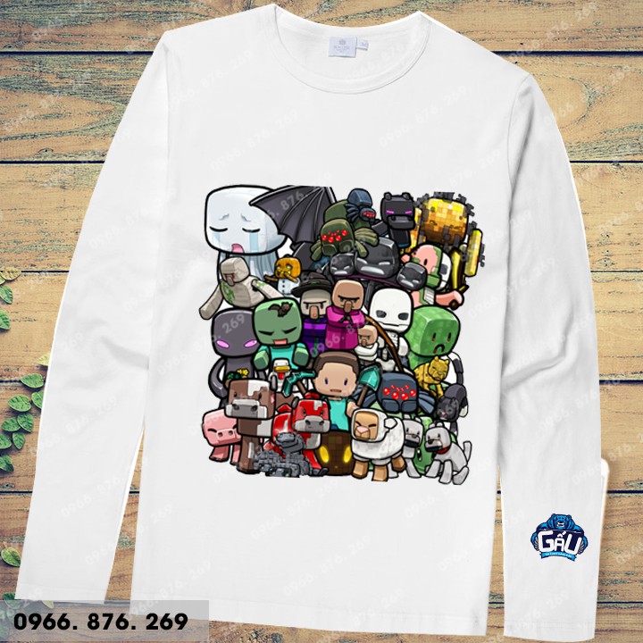 Áo MINECRAFT theo yêu cầu cực chất | BigBuy360 - bigbuy360.vn