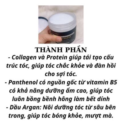 Kem Hấp Ủ Tóc Collagen PINKY PINKY Dưỡng Tóc Siêu Mềm Mượt Phục Hồi Tóc Hư Tổn 500ml