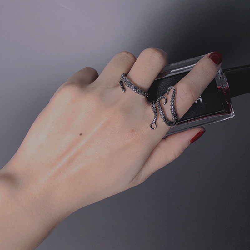 Nhẫn bạch tuộc dạng hở phong cách cá tính 191093